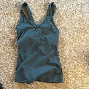 Every day yoga straps back tank teal